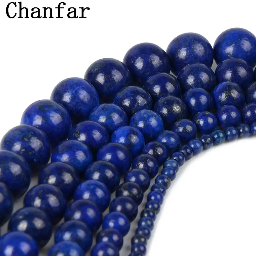 Chanfar 4 6 8 10 12mm Natural Stone Lapis Lazulis Blue Round Bulk Beads Loose for DIY beads bracelet necklace jewelry
Chanfar 4 6 8 10 12mm Natural Stone Lapis Lazulis Blue Round Bulk Beads Loose for DIY beads bracelet necklace jewelry