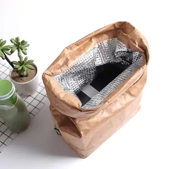 6L Brown Paper Lunch Bag Environmentally Friendly Reusable Lunch Box Durable Insulated Thermal Kraft Paper Bag Covered
6L Brown Paper Lunch Bag Environmentally Friendly Reusable Lunch Box Durable Insulated Thermal Kraft Paper Bag Covered