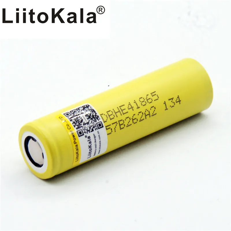 LiitoKala HE4 2500 mAh Li-Lon Battery 18650 3.7V Rechargeable Power Batteries Max 20A, 35A discharge for e-cigarette
LiitoKala HE4 2500 mAh Li-Lon Battery 18650 3.7V Rechargeable Power Batteries Max 20A, 35A discharge for e-cigarette