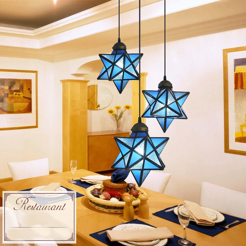Mediterranean Style Tiffany Iron Stained Glass Coiled Pendant Lights 3 Heads Hanging Lamps for Home Decor, Bar, Restaurant
Mediterranean Style Tiffany Iron Stained Glass Coiled Pendant Lights 3 Heads Hanging Lamps for Home Decor, Bar, Restaurant