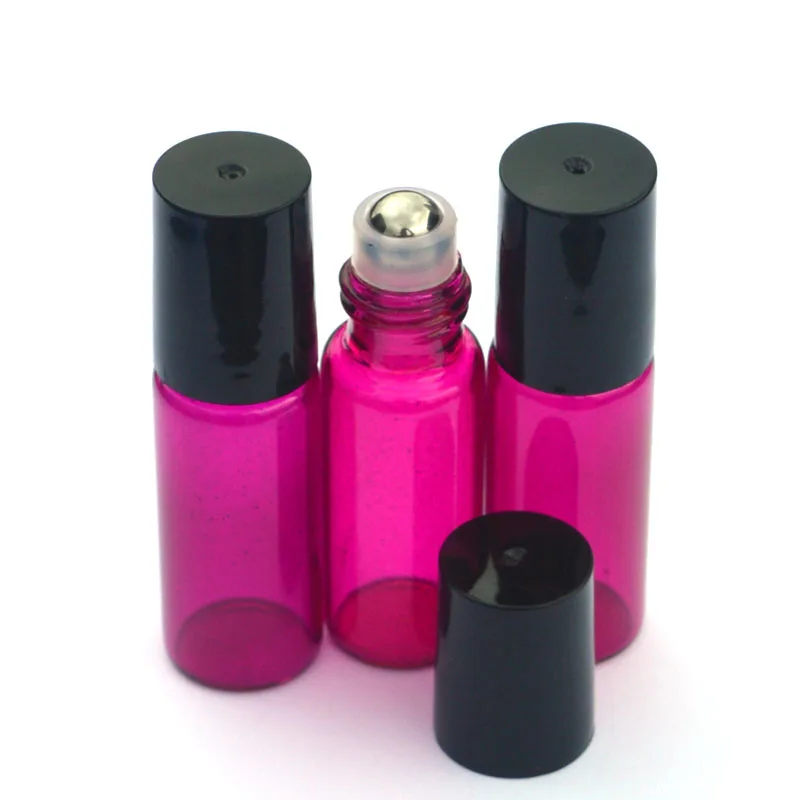 1Pcs 5ml Roseo-red Roll On Glass Bottles Stainless Steel Roller Ball for Perfume Essential Oil Vials Mini Roller Bottle
1Pcs 5ml Roseo-red Roll On Glass Bottles Stainless Steel Roller Ball for Perfume Essential Oil Vials Mini Roller Bottle
