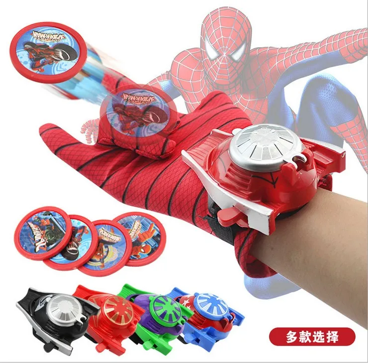 5 Types PVC 24cm spiderman launcher Glove Action Figure Toy Kids Suitable batMan Cosplay Costume Come With Retail Box
5 Types PVC 24cm spiderman launcher Glove Action Figure Toy Kids Suitable batMan Cosplay Costume Come With Retail Box