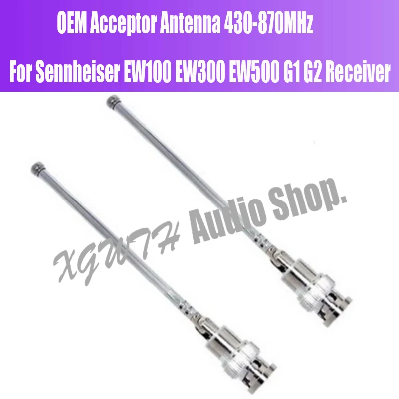 OEM 2 PCS BNC UHF Microphone Antenna For Sennheisers G2 Series EM100 EM300 Wireless Mic Antenna 430-870MHz
OEM 2 PCS BNC UHF Microphone Antenna For Sennheisers G2 Series EM100 EM300 Wireless Mic Antenna 430-870MHz