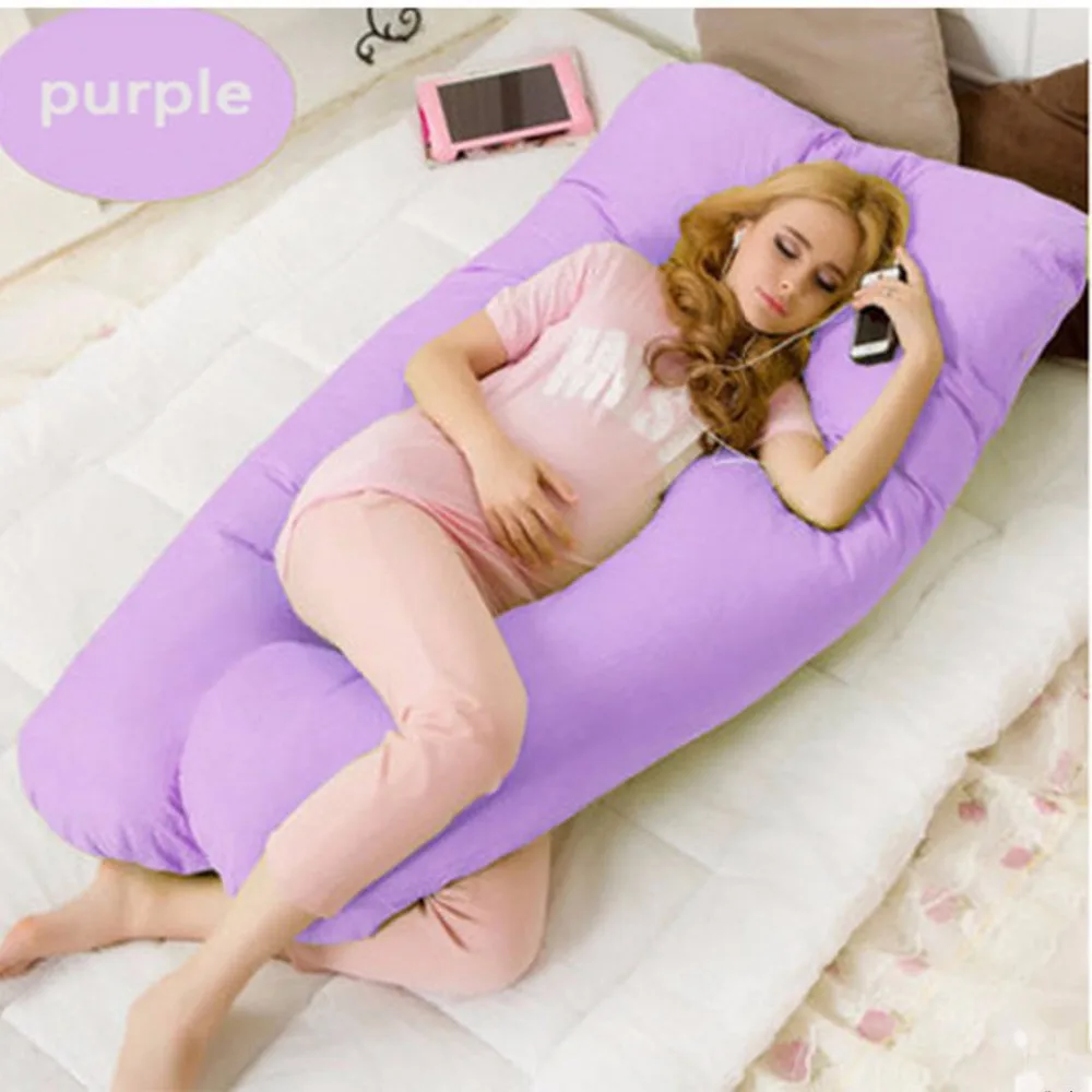 2019 U shape Maternity pillows pregnancy Comfortable Body pillow Women pregnant Side Sleepers cushion 130*70CM | Дом и сад