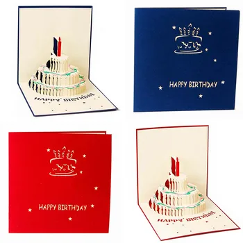 3D Popular Up Handcrafted Origami Birthday Cake Candle Design Greeting Card Envelope Invitation Card
3D Popular Up Handcrafted Origami Birthday Cake Candle Design Greeting Card Envelope Invitation Card