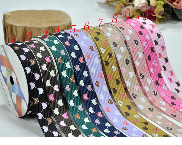 Бесплатная доставка 100 ярдов мультфильм печатных grosgrain ленты | Дом и сад