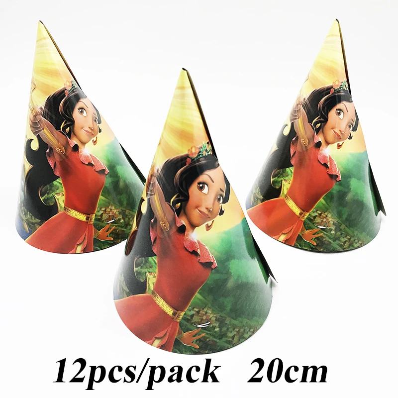 12pcs/lot Elena themed party hats Elena the Avalor themed party decorations Elena paper hats kids birthday party supplies
12pcs/lot Elena themed party hats Elena the Avalor themed party decorations Elena paper hats kids birthday party supplies