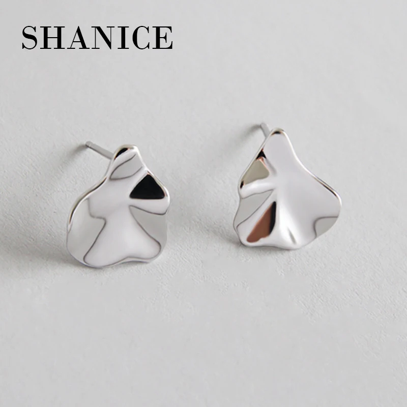 SHANICE Smooth Small Simple Puzzle Stud Earrings Joker 925 Pure White Twist Leave Hypoallergenic Ear Fashion Jewelry New Style
SHANICE Smooth Small Simple Puzzle Stud Earrings Joker 925 Pure White Twist Leave Hypoallergenic Ear Fashion Jewelry New Style