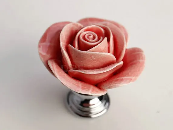Pink Rose Flower Knobs/ Dresser Knobs / Ceramic Drawer Knobs Pulls Handles / Unique Cabinet Knobs Pull Handle Hardware
Pink Rose Flower Knobs/ Dresser Knobs / Ceramic Drawer Knobs Pulls Handles / Unique Cabinet Knobs Pull Handle Hardware