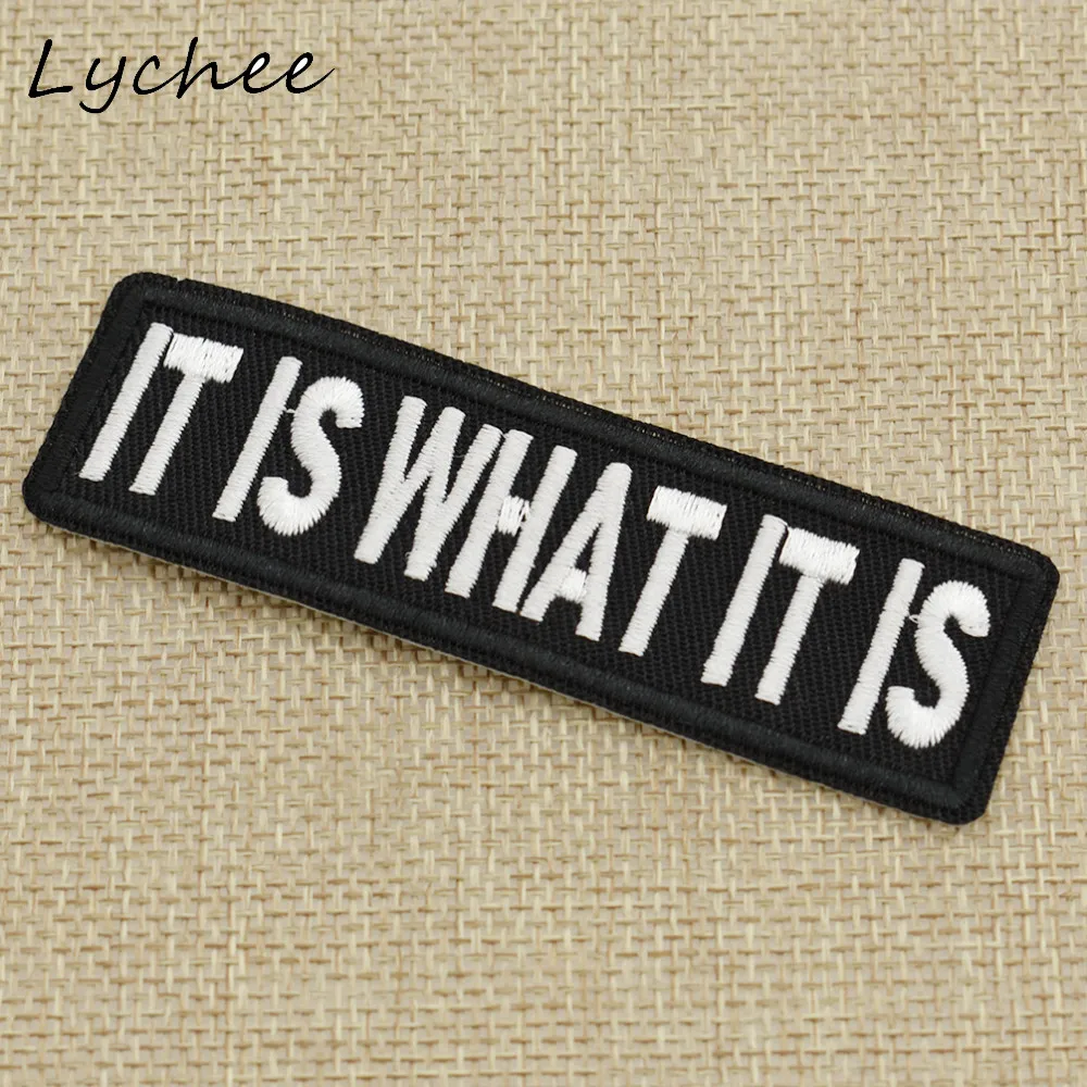 Lychee Black White Words Slogan Badge Embroidered Iron On Patches DIY Sewing Fabric Sticker Clothes Bag Accessories
Lychee Black White Words Slogan Badge Embroidered Iron On Patches DIY Sewing Fabric Sticker Clothes Bag Accessories