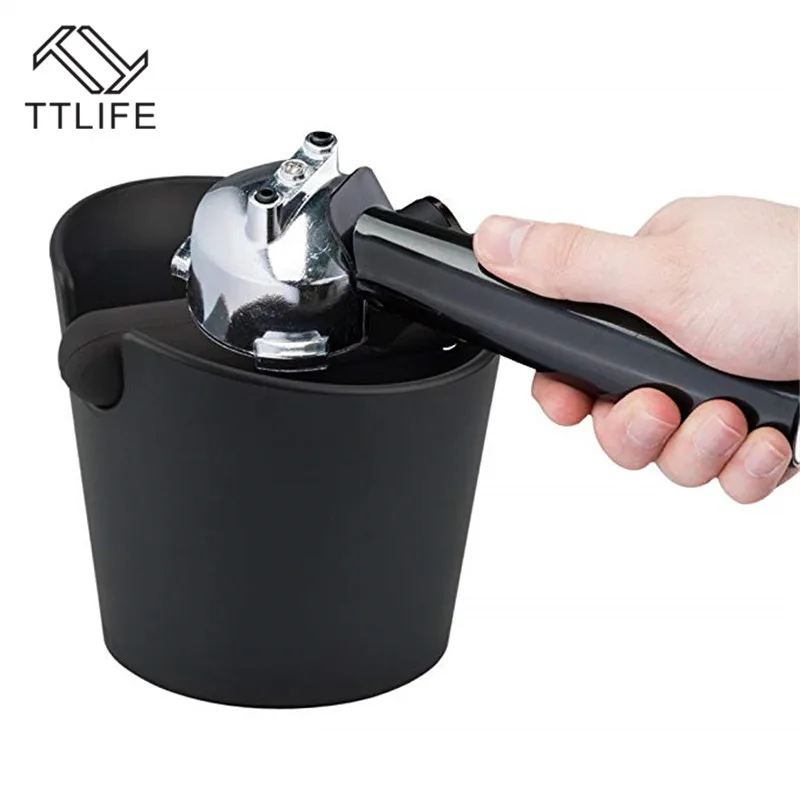 TTLIFE ABS Coffee Knock Box Espresso Grounds Container for Barista + Non-slip Base Oblique Mouth Design for Home Cafe Restaurant
TTLIFE ABS Coffee Knock Box Espresso Grounds Container for Barista + Non-slip Base Oblique Mouth Design for Home Cafe Restaurant