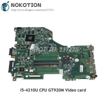 NOKOTION NBMVM11006 NB.MVM11.006 For Acer aspire E5-573G Laptop Motherboard DA0ZRTMB6D0 I5-4210U CPU GT920M Video card
NOKOTION NBMVM11006 NB.MVM11.006 For Acer aspire E5-573G Laptop Motherboard DA0ZRTMB6D0 I5-4210U CPU GT920M Video card