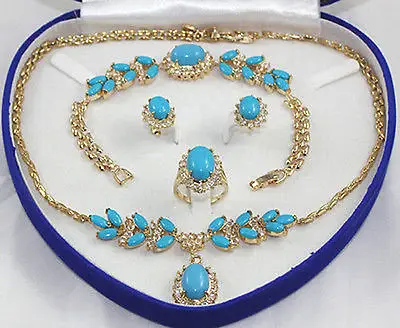 wholesale noble natural turquoise crystal gold jewelry gift box set 18K>>18K gold plated watch wholesale Quartz stone CZ crystal
wholesale noble natural turquoise crystal gold jewelry gift box set 18K>>18K gold plated watch wholesale Quartz stone CZ crystal