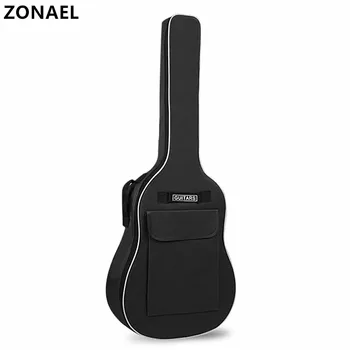 ZONAEL 38 39 40 41 Inch Waterproof Folk Guitar Bag Pad Cotton Thickening Backpack Double Straps Soft Case Guitar Gig Bag Parts
ZONAEL 38 39 40 41 Inch Waterproof Folk Guitar Bag Pad Cotton Thickening Backpack Double Straps Soft Case Guitar Gig Bag Parts