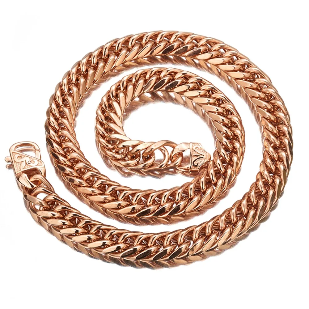 14MM Heavy Necklace Or Bracelet Curb Cuban Chain 316LStainless Steel Jewelry Two kinds of buttons Length 7 "-40"Inch
14MM Heavy Necklace Or Bracelet Curb Cuban Chain 316LStainless Steel Jewelry Two kinds of buttons Length 7 "-40"Inch