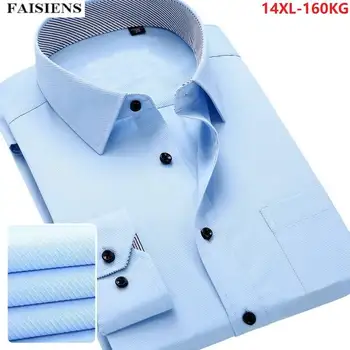 FAISIENS Long Sleeve Men Shirt Formal Larger Size Big 5XL 6XL 7XL 8XL 10XL 9XL Autumn Spring 14XL Blue New Business Office Shirt
FAISIENS Long Sleeve Men Shirt Formal Larger Size Big 5XL 6XL 7XL 8XL 10XL 9XL Autumn Spring 14XL Blue New Business Office Shirt