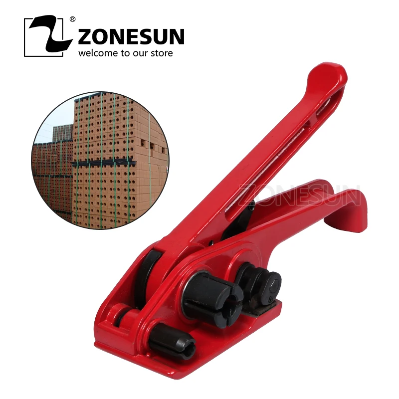 ZONESUN Manual PP/PET Strapping Machine 12-19mm Poly Strapping Tensioner Flexible Packaging Bands Binding Machine Strapping Tool
ZONESUN Manual PP/PET Strapping Machine 12-19mm Poly Strapping Tensioner Flexible Packaging Bands Binding Machine Strapping Tool