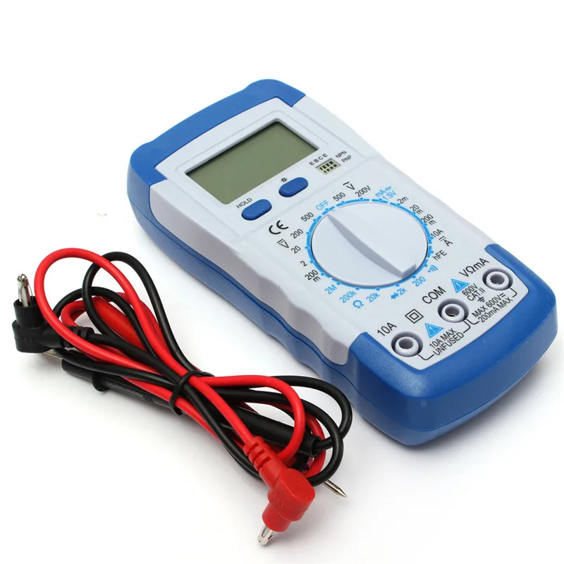 With LCD Display Digital Multimeter Avometer Volt Ohm Amp Current Test DC AC Voltage Diode Freguency Multitester Volt Tester
With LCD Display Digital Multimeter Avometer Volt Ohm Amp Current Test DC AC Voltage Diode Freguency Multitester Volt Tester