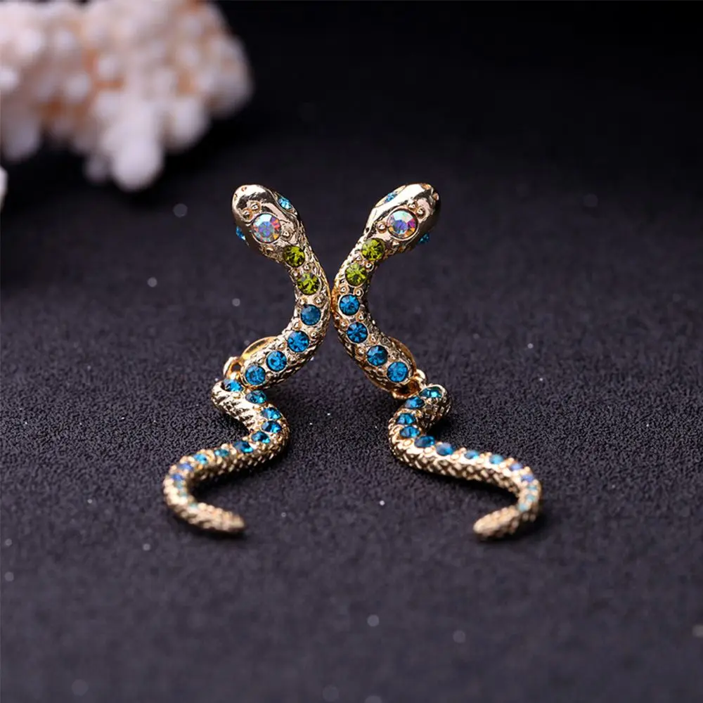 Retro Creative Snake Earrings Ethnic Alloy Stud Earrings Personality Fashion Jewelry Accessories for Women brincos Ornaments
Retro Creative Snake Earrings Ethnic Alloy Stud Earrings Personality Fashion Jewelry Accessories for Women brincos Ornaments