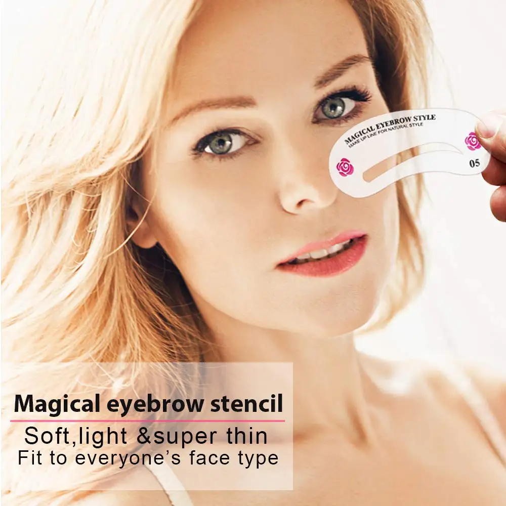 24 Styles Grooming Eyebrow Stencil Kit Makeup Tools DIY Beauty Eyebrow Template Stencil For Women Beauty Tools Accessories
24 Styles Grooming Eyebrow Stencil Kit Makeup Tools DIY Beauty Eyebrow Template Stencil For Women Beauty Tools Accessories