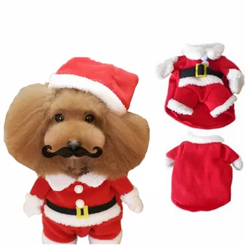 Christmas Dog Clothes Pet Cat Costume Santa Claus Costume Winter Christmas Pet Coat Apparel Cotton Cat Clothes for Cat dogs 30
Christmas Dog Clothes Pet Cat Costume Santa Claus Costume Winter Christmas Pet Coat Apparel Cotton Cat Clothes for Cat dogs 30
