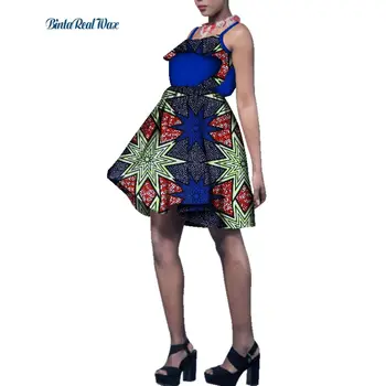 Sweet Strap Ruffles Collar Dress Bazin Riche African Print Dresses for Women Traditional Women African Design Clothing WY724
Sweet Strap Ruffles Collar Dress Bazin Riche African Print Dresses for Women Traditional Women African Design Clothing WY724