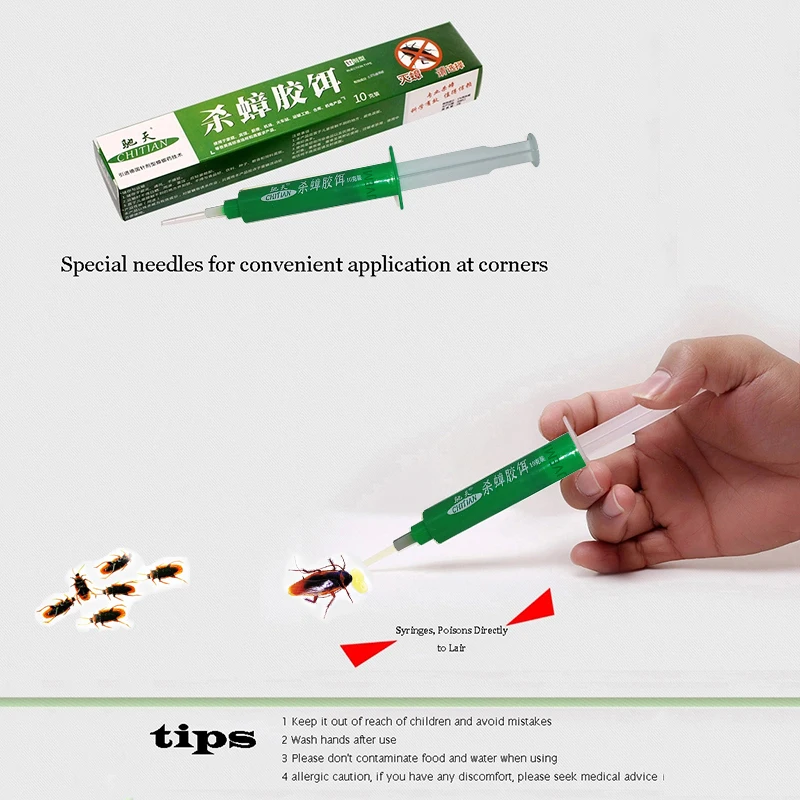 10 Boxes Roach Control Insecticide Repeller Gel Bait Powerful Efficient Home Indoor Cockroach Fipronil Safe Pest Repeller 35
10 Boxes Roach Control Insecticide Repeller Gel Bait Powerful Efficient Home Indoor Cockroach Fipronil Safe Pest Repeller 35