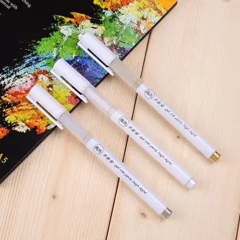 0.8mm White/Gold/Silver Ink Color Photo Album Gel Pen Highlighter Stationery Office School Supplies
0.8mm White/Gold/Silver Ink Color Photo Album Gel Pen Highlighter Stationery Office School Supplies
