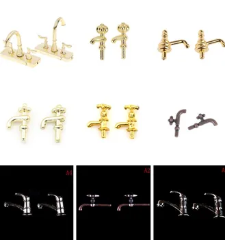 New 1/12 Dollhouse Miniature Accessories Mini Bathtub Faucet Simulation Water Tap Model Furniture Toys for Doll House Decoration
New 1/12 Dollhouse Miniature Accessories Mini Bathtub Faucet Simulation Water Tap Model Furniture Toys for Doll House Decoration