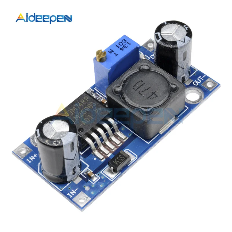 LM2596S DC-DC 4V-35V to 1.23V-30V Adjustable Step-down Voltage Regulator Power Supply Module Board 3A Buck Converter
LM2596S DC-DC 4V-35V to 1.23V-30V Adjustable Step-down Voltage Regulator Power Supply Module Board 3A Buck Converter