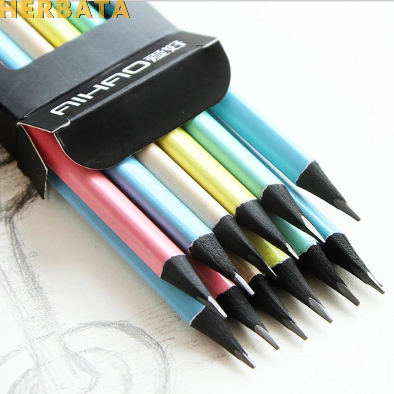 12 pcs/Lot 5 color black & pastel pencil Wood Standard 2B Macaron pencils for drawing Stationery Office school supplies CL-1619
12 pcs/Lot 5 color black & pastel pencil Wood Standard 2B Macaron pencils for drawing Stationery Office school supplies CL-1619