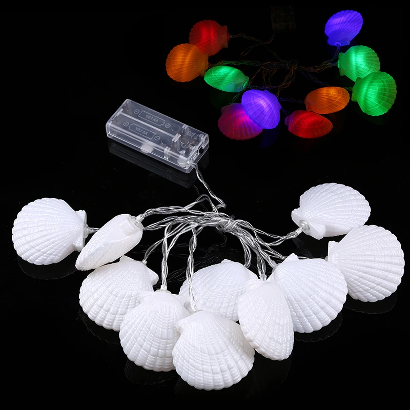 Plastic 10 Sea Shells String Lights LED Fairy Lights For Christmas Glow Garland Lights Wedding Party Outdoor Backyard Tree Decor
Plastic 10 Sea Shells String Lights LED Fairy Lights For Christmas Glow Garland Lights Wedding Party Outdoor Backyard Tree Decor