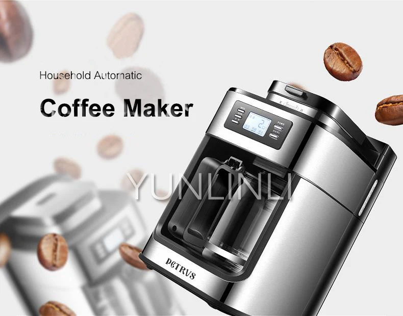 Household Full-automatic Coffee Maker Grinding and Brewing All in One Coffee Maker 1.2L Amerciao Machine PE3200
Household Full-automatic Coffee Maker Grinding and Brewing All in One Coffee Maker 1.2L Amerciao Machine PE3200