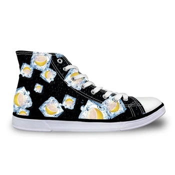 Noisydesigns Men sneakers Casual black ice block lemon 3D print flat vintage Canvas Vulcanized shoes high top lace up flats boys
Noisydesigns Men sneakers Casual black ice block lemon 3D print flat vintage Canvas Vulcanized shoes high top lace up flats boys