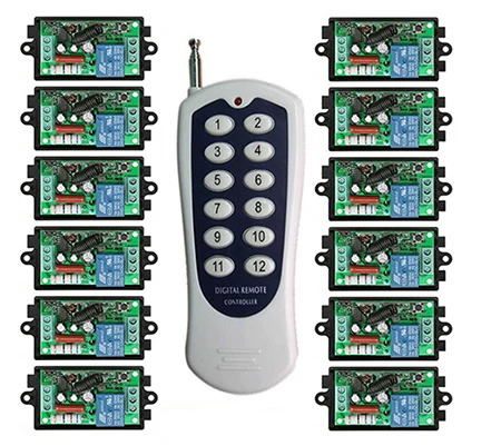 1000M Long Range AC220V 1CH Remote Control Light Switch Relay Output Radio Receiver Module +Transmitter Garage Door lamp/window
1000M Long Range AC220V 1CH Remote Control Light Switch Relay Output Radio Receiver Module +Transmitter Garage Door lamp/window
