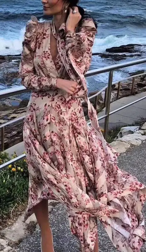 Women Dress 2019 Spring Autumn Long Sleeve Floral Print Dress Boho Style Maxi Party Beach Dresses Vestidos de fiesta SP-63
Women Dress 2019 Spring Autumn Long Sleeve Floral Print Dress Boho Style Maxi Party Beach Dresses Vestidos de fiesta SP-63