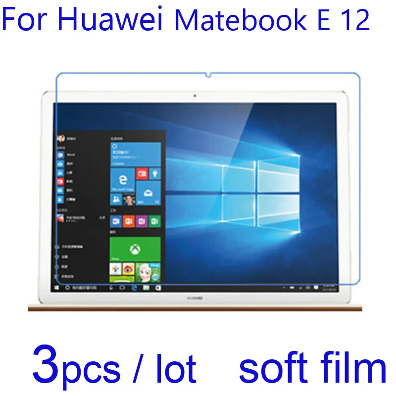 3pcs/lot Soft Screen Protectors for Huawei Matebook E 12 Tablet Laptop LCD Guard Clear/Matte/Nano Anti-Explosion Protective Film 
3pcs/lot Soft Screen Protectors for Huawei Matebook E 12 Tablet Laptop LCD Guard Clear/Matte/Nano Anti-Explosion Protective Film