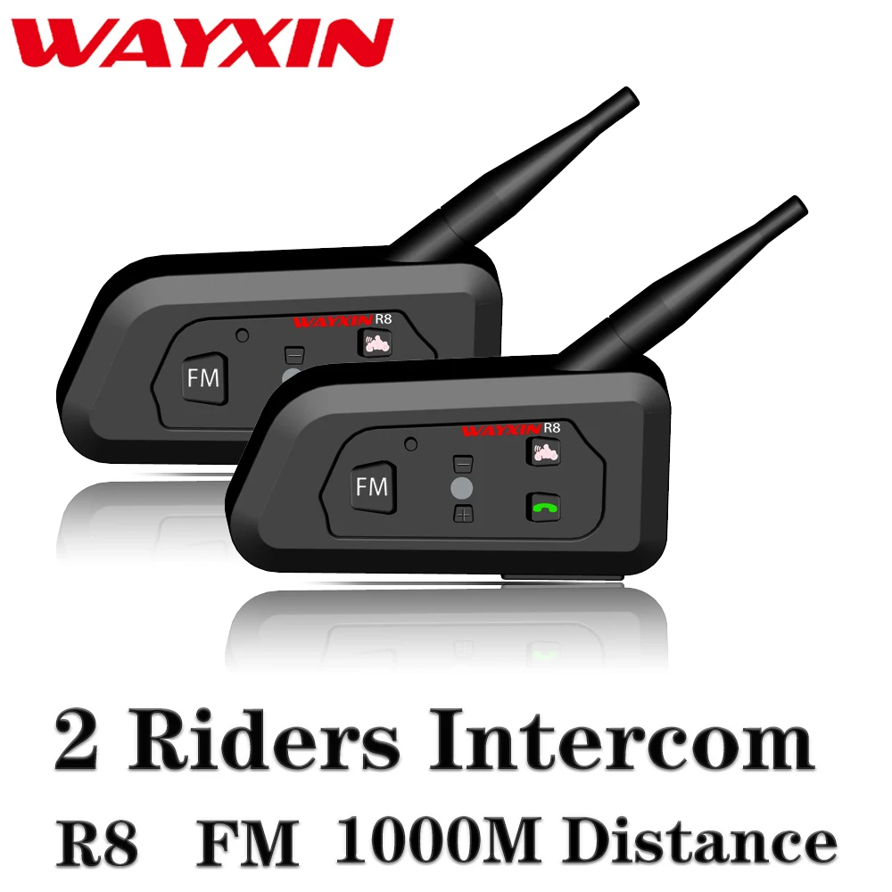 WAYXIN Helmet Headsets Intercom FM Radio Motorcycle Bluetooth R8 Intercom Motorcycle Bluetooth Intercom Motorcycle Helmet 2PCS
WAYXIN Helmet Headsets Intercom FM Radio Motorcycle Bluetooth R8 Intercom Motorcycle Bluetooth Intercom Motorcycle Helmet 2PCS