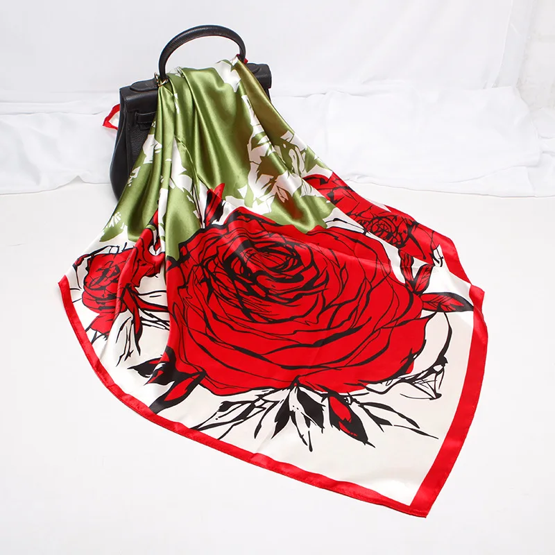 2019 New Fashion Peony Big Flower Square Silk Scarf Head Neck Feel Satin Scarf Skinny Retro Hair Tie Band Square Scarf
2019 New Fashion Peony Big Flower Square Silk Scarf Head Neck Feel Satin Scarf Skinny Retro Hair Tie Band Square Scarf