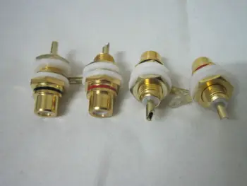 YS FOUR Pair gold-plated RCA terminals