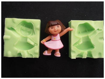 3D DORA Silicone Mold Fimo mold Chocolate Mold Fondant Cake Decoration Mold Sugar Craft Tools
3D DORA Silicone Mold Fimo mold Chocolate Mold Fondant Cake Decoration Mold Sugar Craft Tools