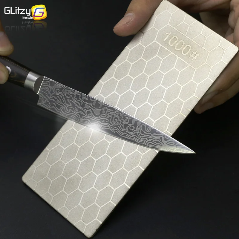 Diamond Knife Sharpening Stone 400# 1000# 600# Knife Sharpener Ultra-thin Honeycomb Surface Whetstone Grindstone Cutter Tool Set
Diamond Knife Sharpening Stone 400# 1000# 600# Knife Sharpener Ultra-thin Honeycomb Surface Whetstone Grindstone Cutter Tool Set