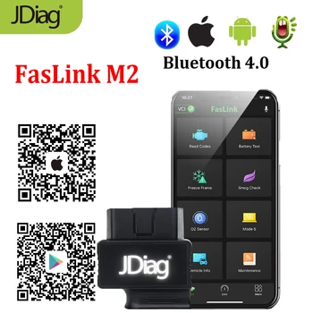 Automotive Scanner Faslink M2 OBD2 Auto Code Reader Bluetooth 4.0 JDiag FasLink M2 Phone Diagnostic Tool
Automotive Scanner Faslink M2 OBD2 Auto Code Reader Bluetooth 4.0 JDiag FasLink M2 Phone Diagnostic Tool
