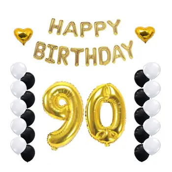 Fopcc 90th Birthday Party Decoration Kit Gold Happy Birthday Letters Number 90 Foil Balloon 90 Years Old Party Supplies
Fopcc 90th Birthday Party Decoration Kit Gold Happy Birthday Letters Number 90 Foil Balloon 90 Years Old Party Supplies