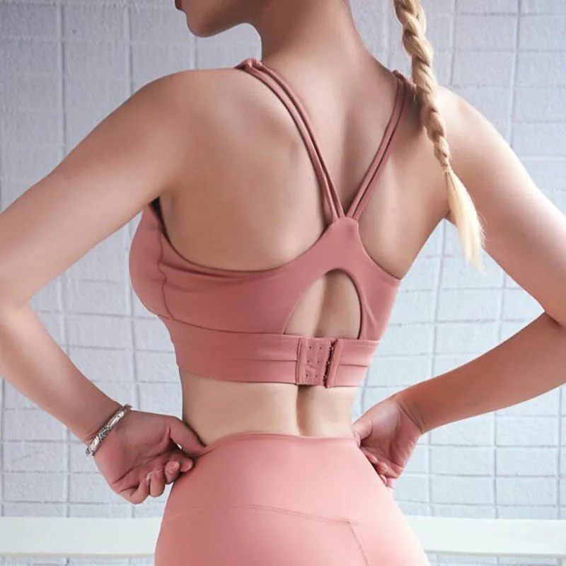 Women Yoga Bra Adjustable Beauty Back Sport Top Running Fitness Sport Underwear U type Vest Earthquake gather Female Gym Top
Women Yoga Bra Adjustable Beauty Back Sport Top Running Fitness Sport Underwear U type Vest Earthquake gather Female Gym Top