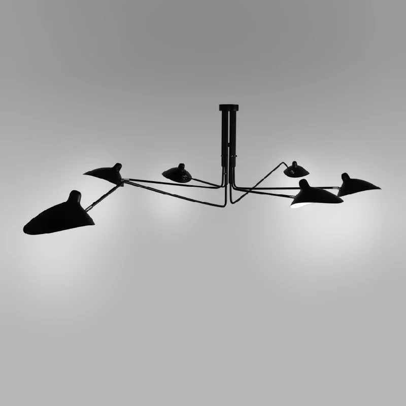 Modern industrial Loft Vintage Black spider lamp Edison bulb iron black painted for bar living dining room home decoration
Modern industrial Loft Vintage Black spider lamp Edison bulb iron black painted for bar living dining room home decoration
