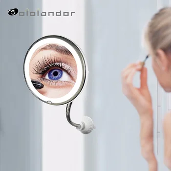 LED Makeup Mirror Magnifier Lamp Vanity Mirror 360 Degree Rotation 10X Magnifying Glass Mirror LED Table Night Light Bathroom
LED Makeup Mirror Magnifier Lamp Vanity Mirror 360 Degree Rotation 10X Magnifying Glass Mirror LED Table Night Light Bathroom