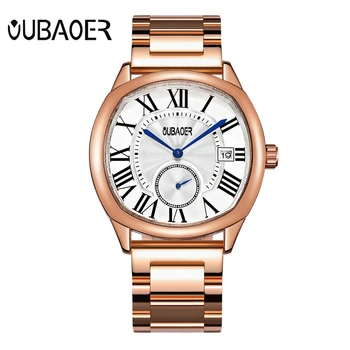OUBAOER Military Men Quartz Wristwatches Rose Gold Stainless Steel Auto Calendar Watches Mens Wristwatches Orologio Uomo Clock
OUBAOER Military Men Quartz Wristwatches Rose Gold Stainless Steel Auto Calendar Watches Mens Wristwatches Orologio Uomo Clock