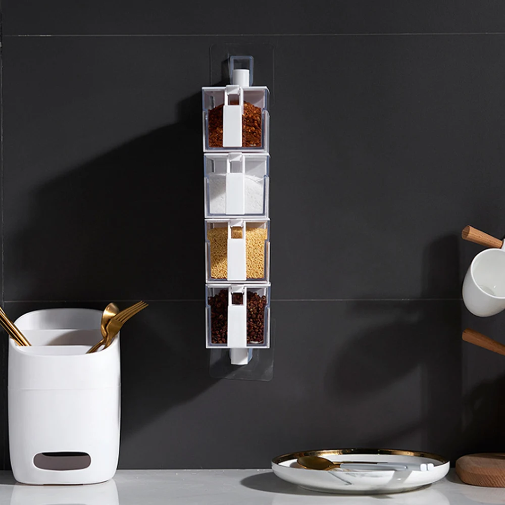 Kitchen Seasoning Storage Boxes Spice Jar Condiment Box Spices Storager Wall Hanging Rotating Kitchen Organization Tools
Kitchen Seasoning Storage Boxes Spice Jar Condiment Box Spices Storager Wall Hanging Rotating Kitchen Organization Tools