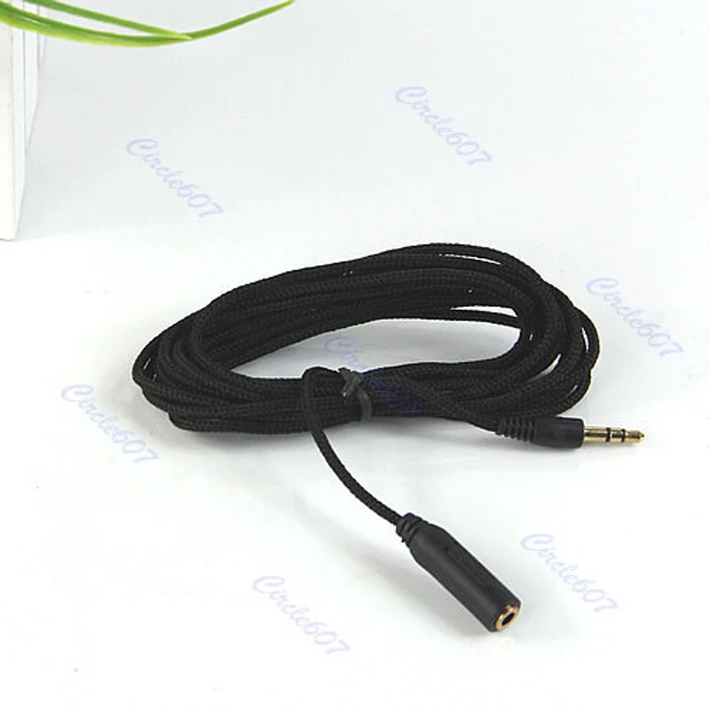 1 PC 10Ft 3M 3.5mm Male to Female Audio Stereo Earphone Extension Cloth Cable Black
1 PC 10Ft 3M 3.5mm Male to Female Audio Stereo Earphone Extension Cloth Cable Black